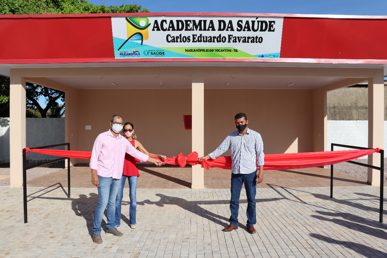 Inauguração da Acadêmia da Saúde Carlos Eduardo Favarato