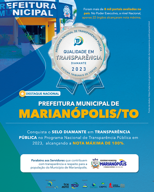 Prefeitura Municipal de Marianópolis - Horários especiais de